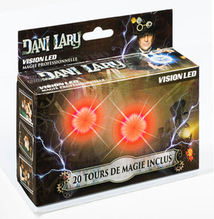 Le secret de MAGIC LED permet de faire surgir de e part une lumière au bout des doigts et de la faire voyager dans l'espace pour la faire réapparaitre comme par miracle à l'intérieur de la bouche. Ceci n'est qu'un petit exemple de la multitude d'effets qu'il est possible de réaliser avec cet incroyable tour de magie. Vision LED - Dani Lary